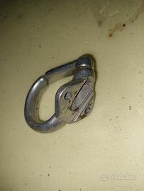 gancio portaborsa Vespa alluminio . vintage