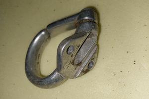 gancio portaborsa Vespa alluminio . vintage