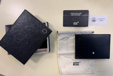 Montblanc Portafoglio 6 scomparti com fermasoldi