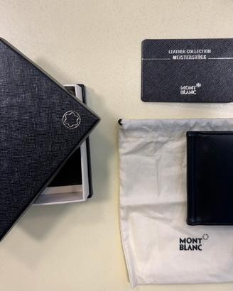 Montblanc Portafoglio 6 scomparti com fermasoldi