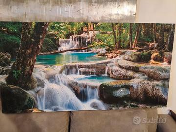 quadro stampa su tela cascate con brillanti