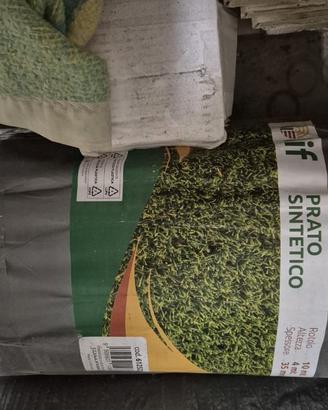 Prato sintetico 35mm - 2 rotoli 4x10 metri (80mq)