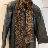 Cappotto pelle leopardato