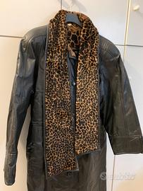 Cappotto pelle leopardato