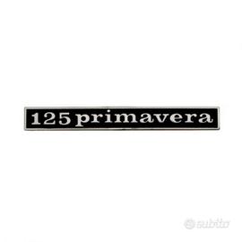 Targhetta posteriore Piaggio Vespa 125 Primavera
