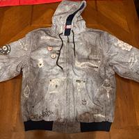Supreme Tromp L’oeil Cotton Hooded Jacket Grey