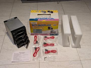 📦 Case Backplane SATA Hot Swap 5x HDD 3.5” 3x 5.2