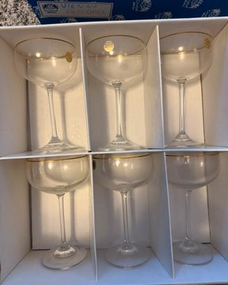 6 calici da champagne