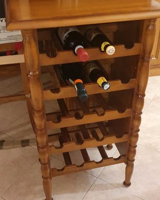 Nuova cantinetta per vino birra in legno pregiato