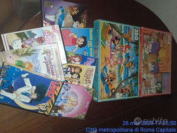 DVD cartoon e  2 scatole puzzle Disney 