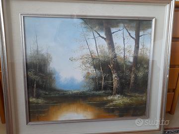Tela  di A.Riva 50x60 olio