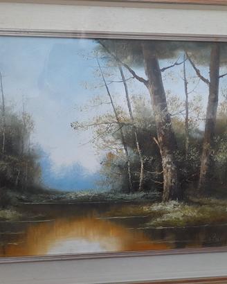 Tela  di A.Riva 50x60 olio