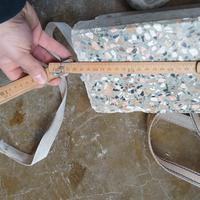 gradino ad L in marmo