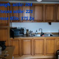 Splendida cucina completa di frigorifero