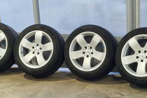 CERCHI ORIGINALI MERCEDES W211 17 POLL CON GOMME