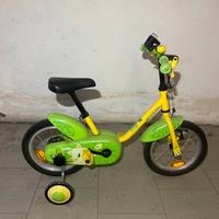 Bicicletta con rotelle