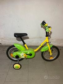 Bicicletta con rotelle