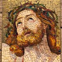 mosaico immagine Cristo del Reni