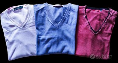 3 maglie scollo a V + 3 felpe + 1 maglia omaggio