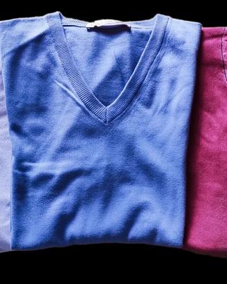 3 maglie scollo a V + 3 felpe + 1 maglia omaggio
