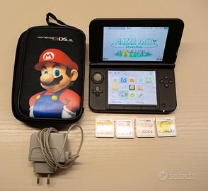 Nintendo 3DS XL+ giochi+ custodia + caricabatterie