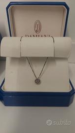Collana Damiani Oro Bianco e 19 Diamanti