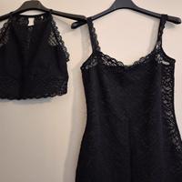 Canotta e bralette intimissimi in pizzo