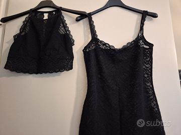 Canotta e bralette intimissimi in pizzo
