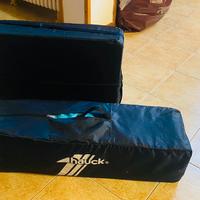 Lettino da viaggio e materassino pieghevole 