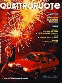 Rivista quattroruote gennaio 1984