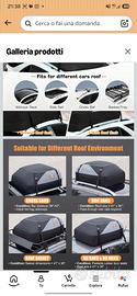 borsa box tetto auto universale 425litri