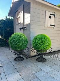 Sfera Di Bosso Artificiale Arredamento Decorazione