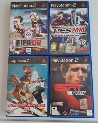 PLAYSTATION 2. NR 4 GIOCHI 