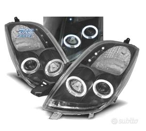 FARI TOYOTA YARIS 06-09 OCCHI ANGEL CCFL FONDO NER