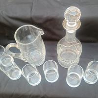 set bicchieri di cristallo 