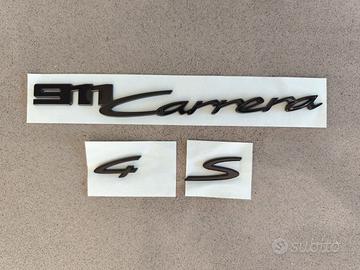 Scritte PORSCHE 992 911 Carrera 4 S