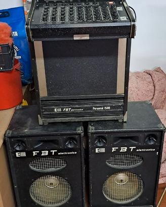 MIXER+CASSE FBT VINTAGE