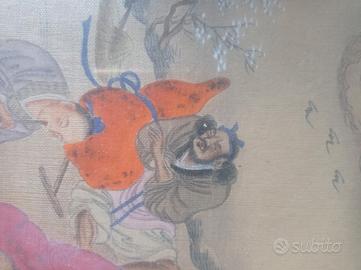 quadro realizzato a pigmenti su tela
