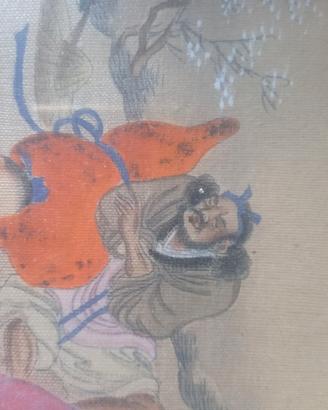 quadro realizzato a pigmenti su tela