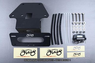 Portatarga corto AVDB HONDA MSX 125 GROM 2013 2015