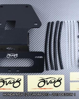 Portatarga corto AVDB HONDA MSX 125 GROM 2013 2015