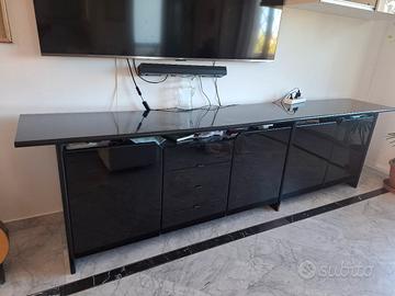 Credenza madia vintage anni 80 laccata 