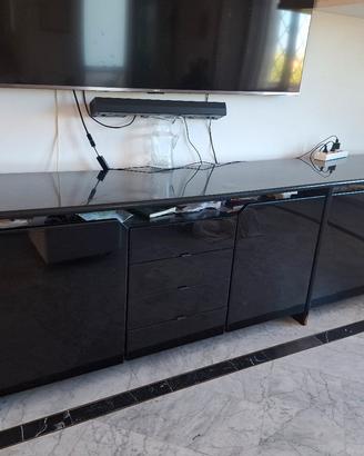 Credenza madia vintage anni 80 laccata 