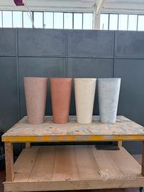 Vasi a colona in cemento decorativo