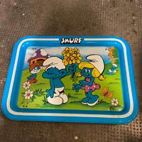 Vassoio da letto puffi