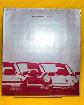 ✅ Campionario Colori e Tappezzeria Porsche Anni 90