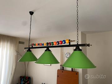 Lampadario da biliardo