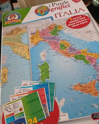 puzzle geografico italia Clementoni DIDATTICO