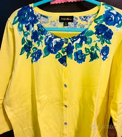 Cardigan elegante giallo tg. XXL “ Indigo Moon “