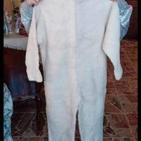 vestito carnevale da pecorella età 7/10 anni 